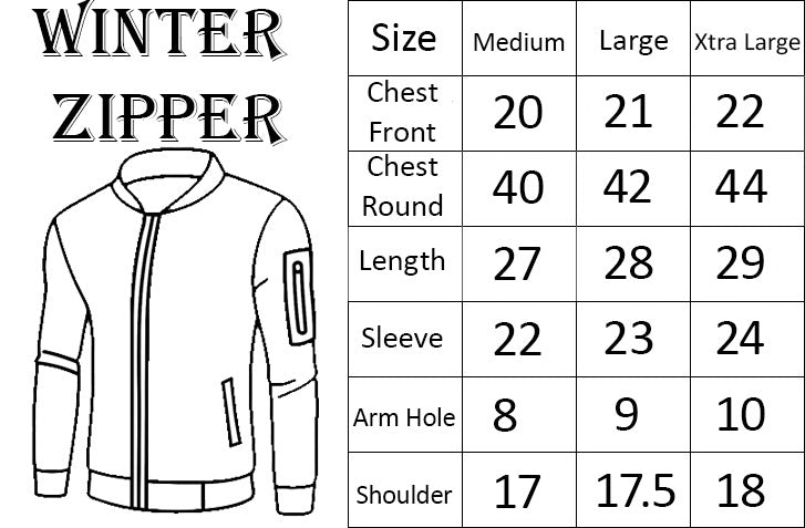Premium Zipper Jacket For Men | French Fleece Fabric | Smart Look, Comfortable Wear, Easy Wash