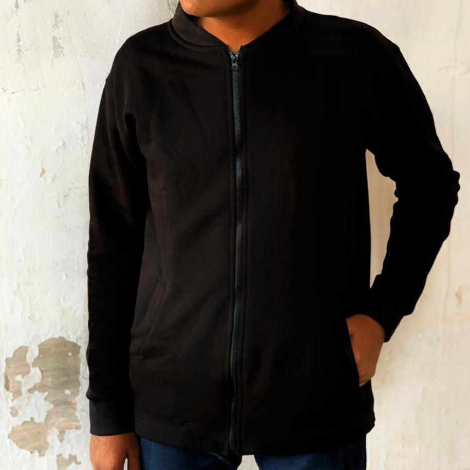 Premium Zipper Jacket For Men | French Fleece Fabric | Smart Look, Comfortable Wear, Easy Wash